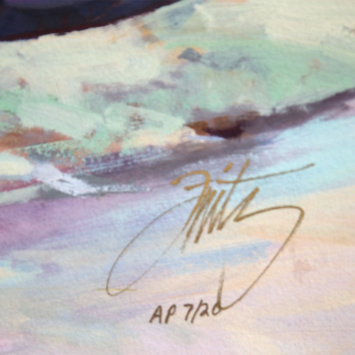 Tom Fritz- Giclee on paper "Quite a Horse Ya Got There"