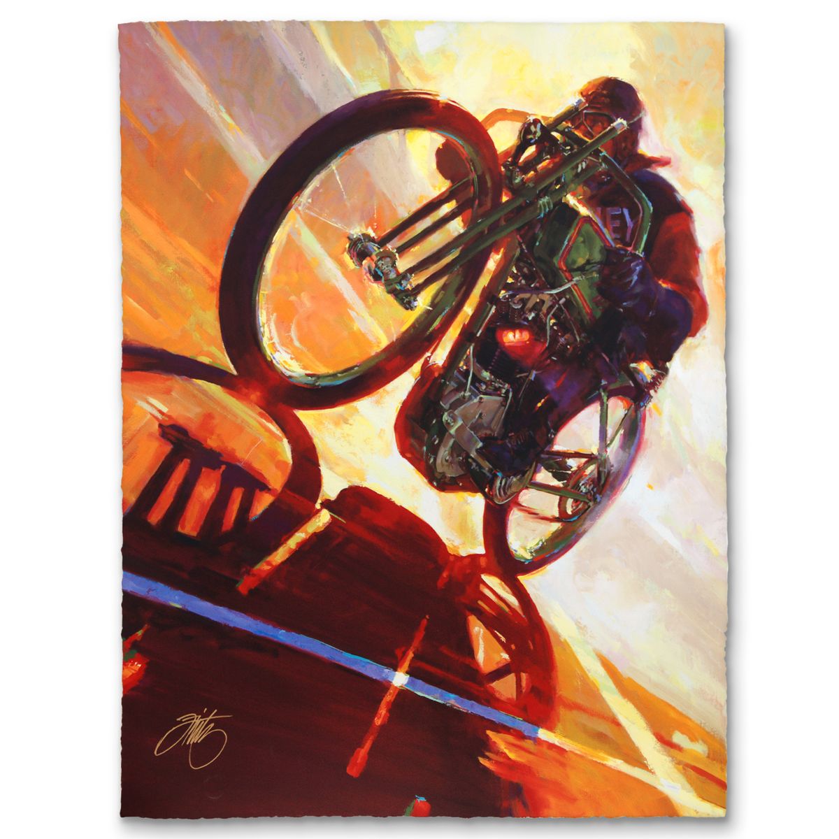 Tom Fritz- Giclee on paper "Thunder on the Wall"