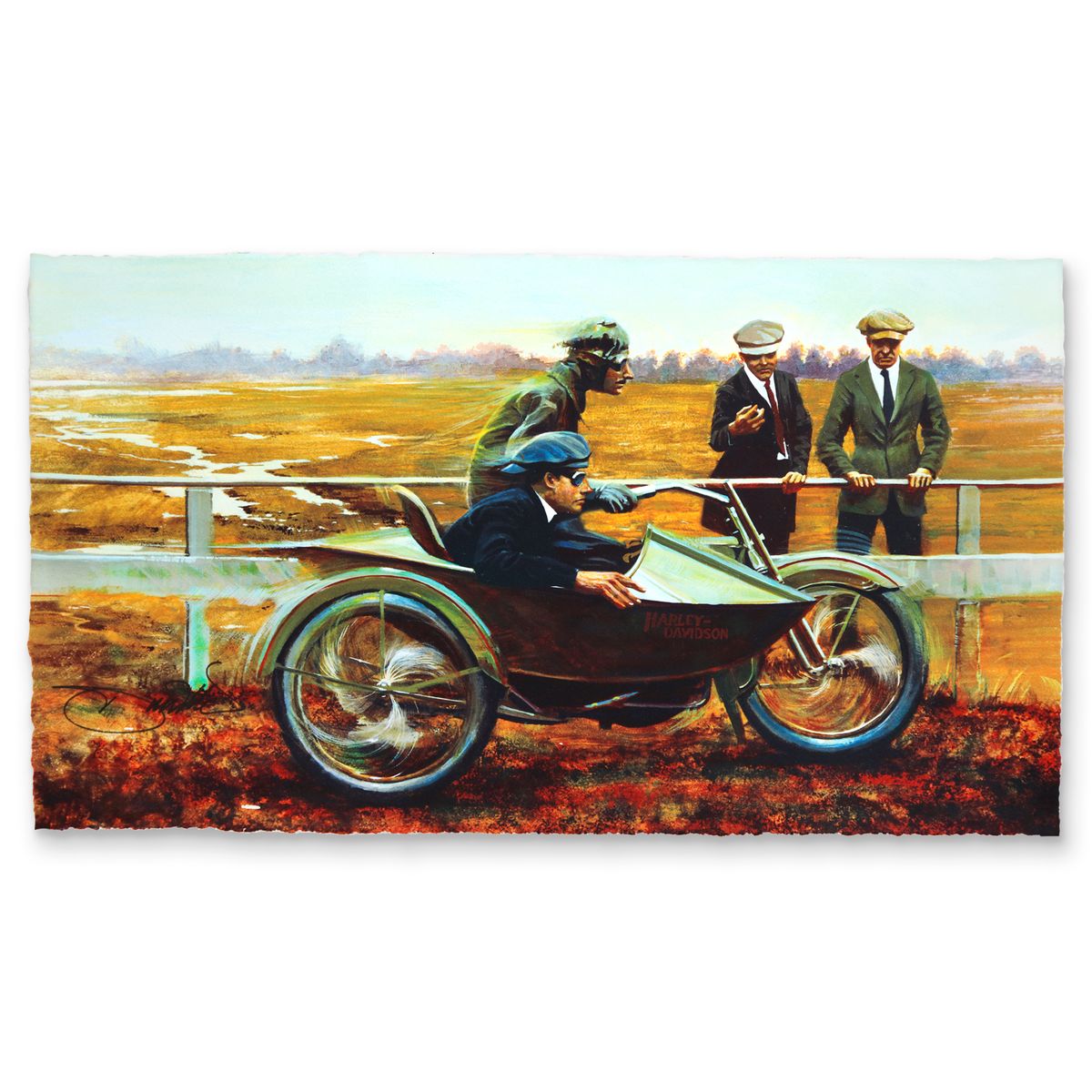 David Uhl- Giclee on paper "Time Trials"