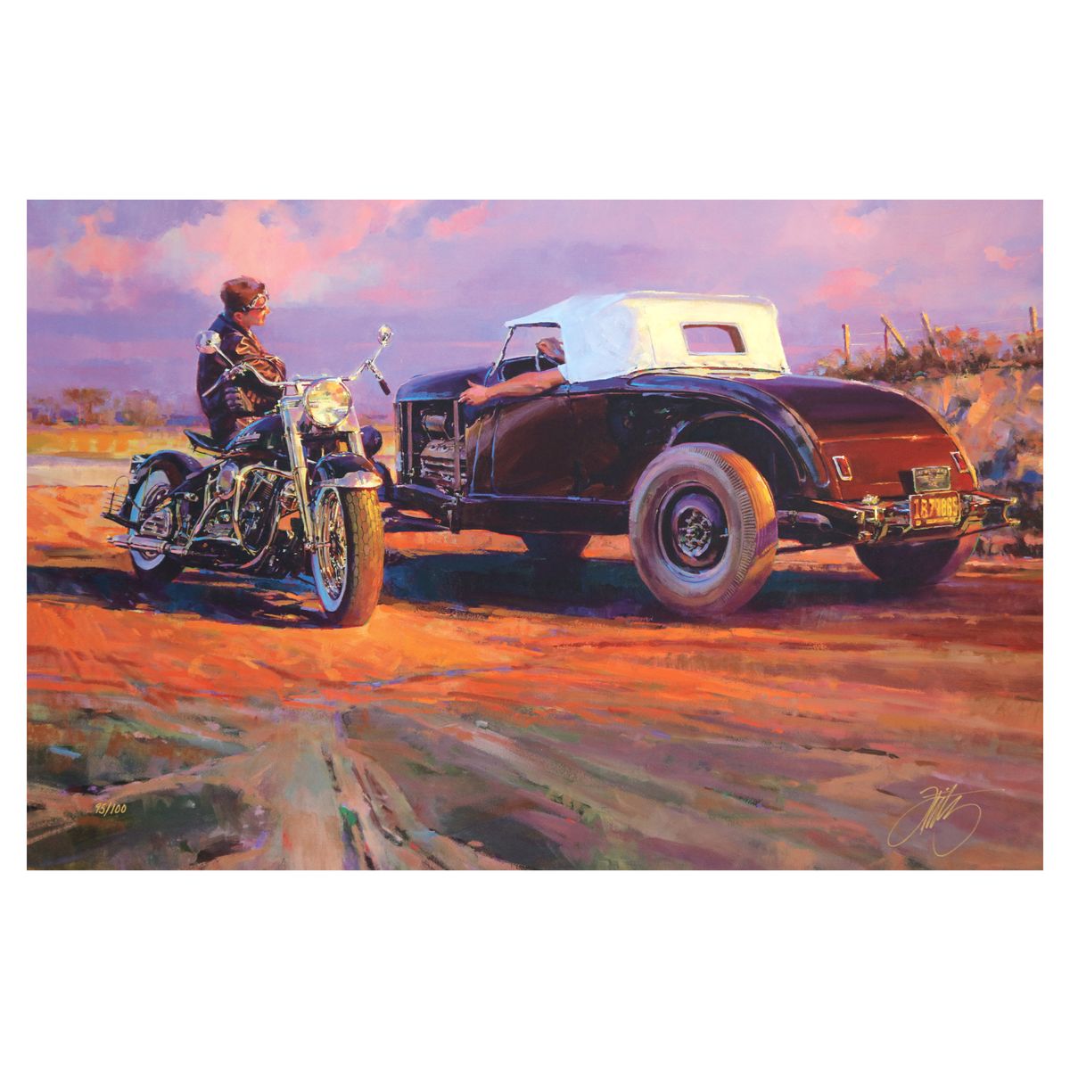 Tom Fritz- Giclee on paper "Jivin About Dreams"