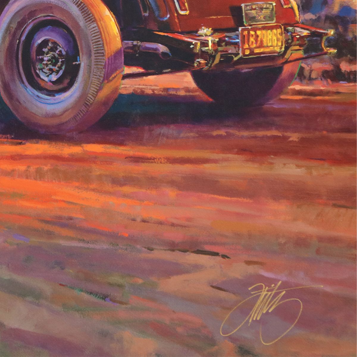Tom Fritz- Giclee on paper "Jivin About Dreams"