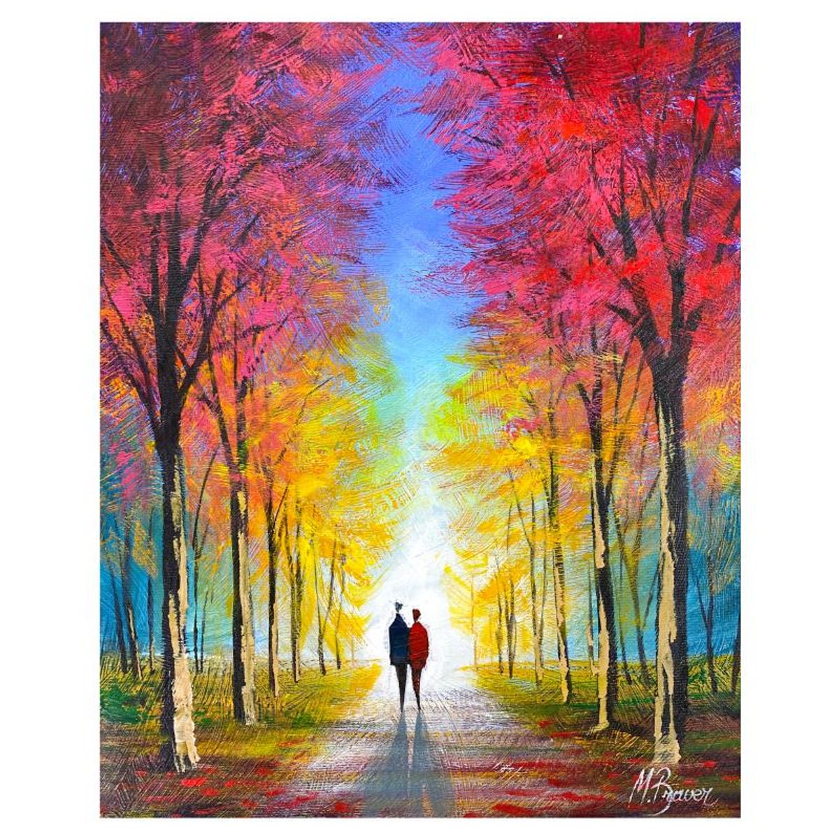 Mark Braver, Original Oil Painting on Canvas, Hand Signed with Letter of Authenticity.