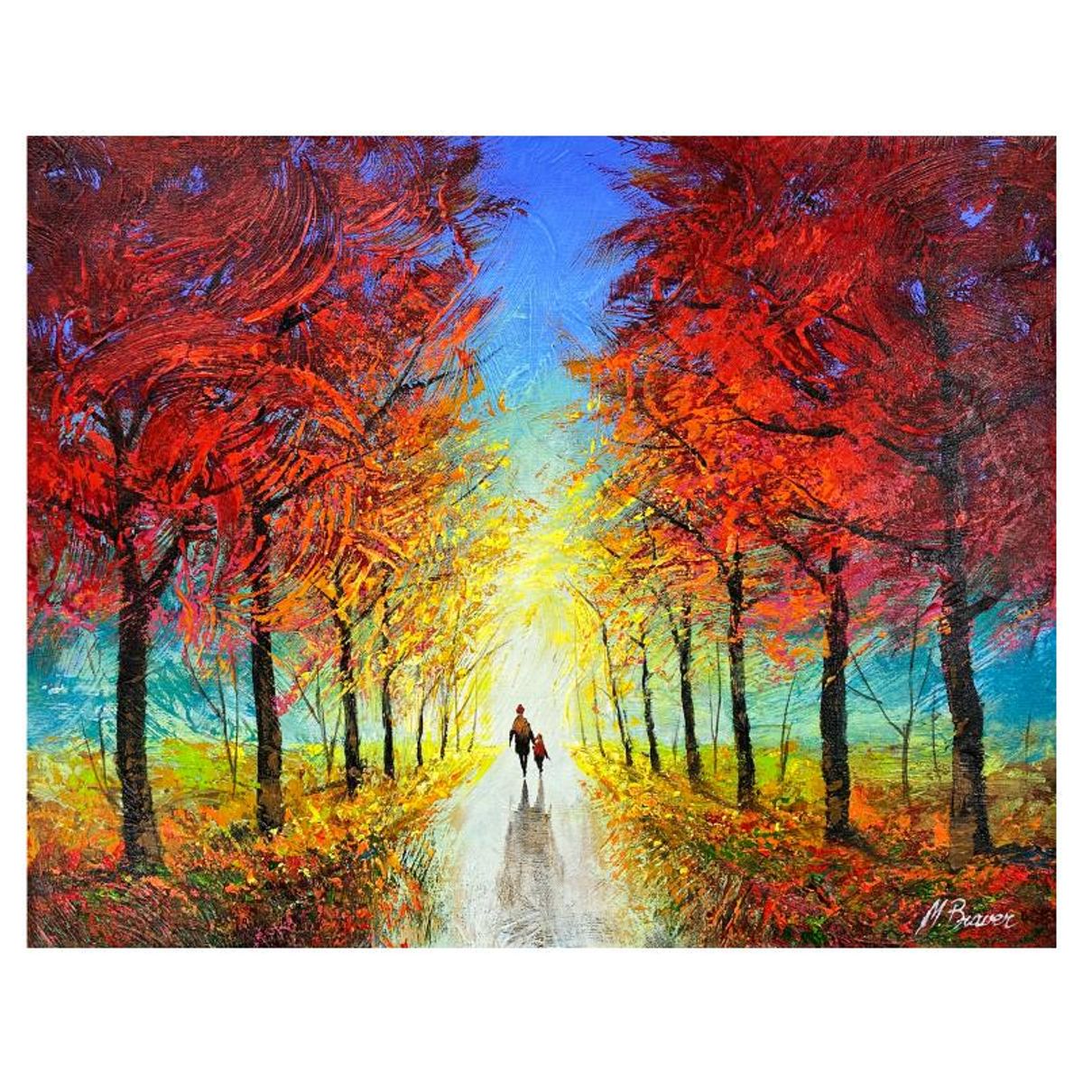 Mark Braver, Original Oil Painting on Canvas, Hand Signed with Letter of Authenticity.