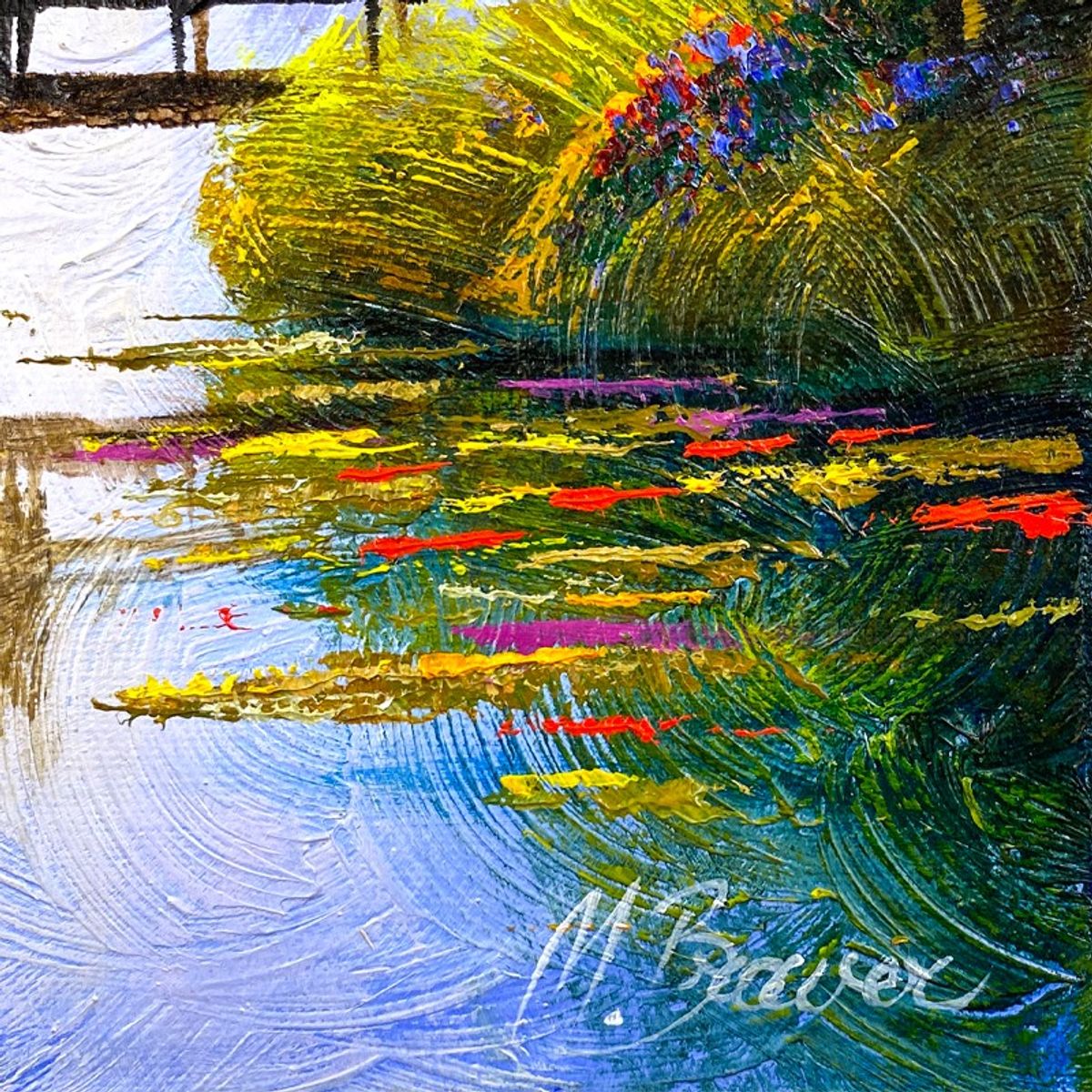 Mark Braver, Original Acrylic Painting on Canvas, Hand Signed with Letter of Authenticity.
