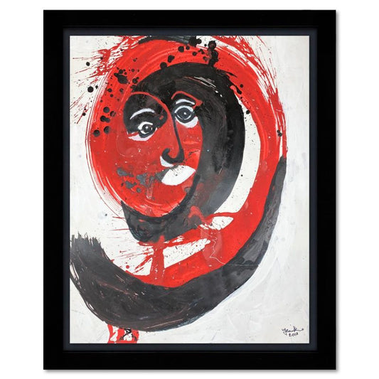 Jenik Cook, Framed Original Acrylic Painting, Hand Signed, Letter of Authenticity.