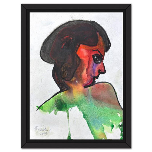 Jenik Cook, Framed Hand Signed Original Painting with Letter of Authenticity.