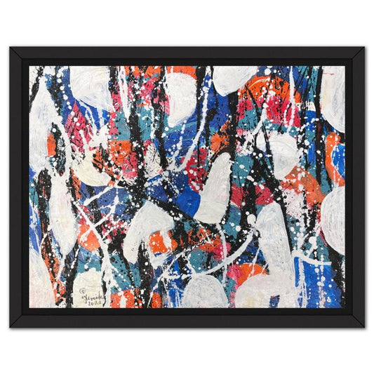 Jenik Cook, Framed Hand Signed Original Painting with Letter of Authenticity.