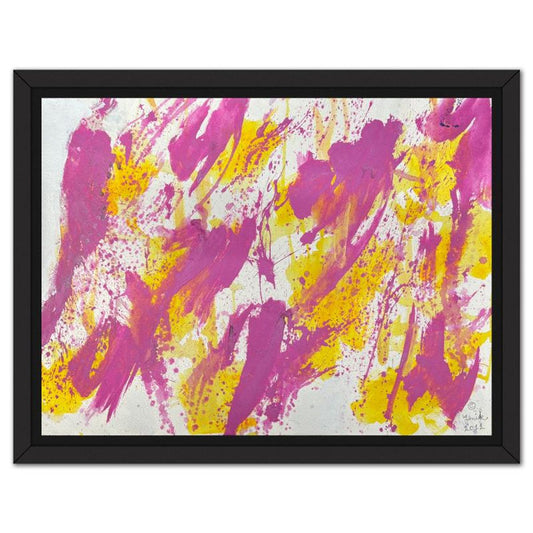 Jenik Cook, Framed Hand Signed Original Painting with Letter of Authenticity.