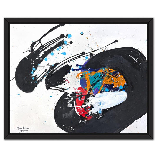 Jenik Cook, Framed Hand Signed Original Painting with Letter of Authenticity.