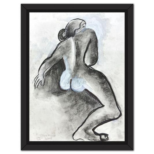 Jenik Cook, Framed Hand Signed Original Painting with Letter of Authenticity.