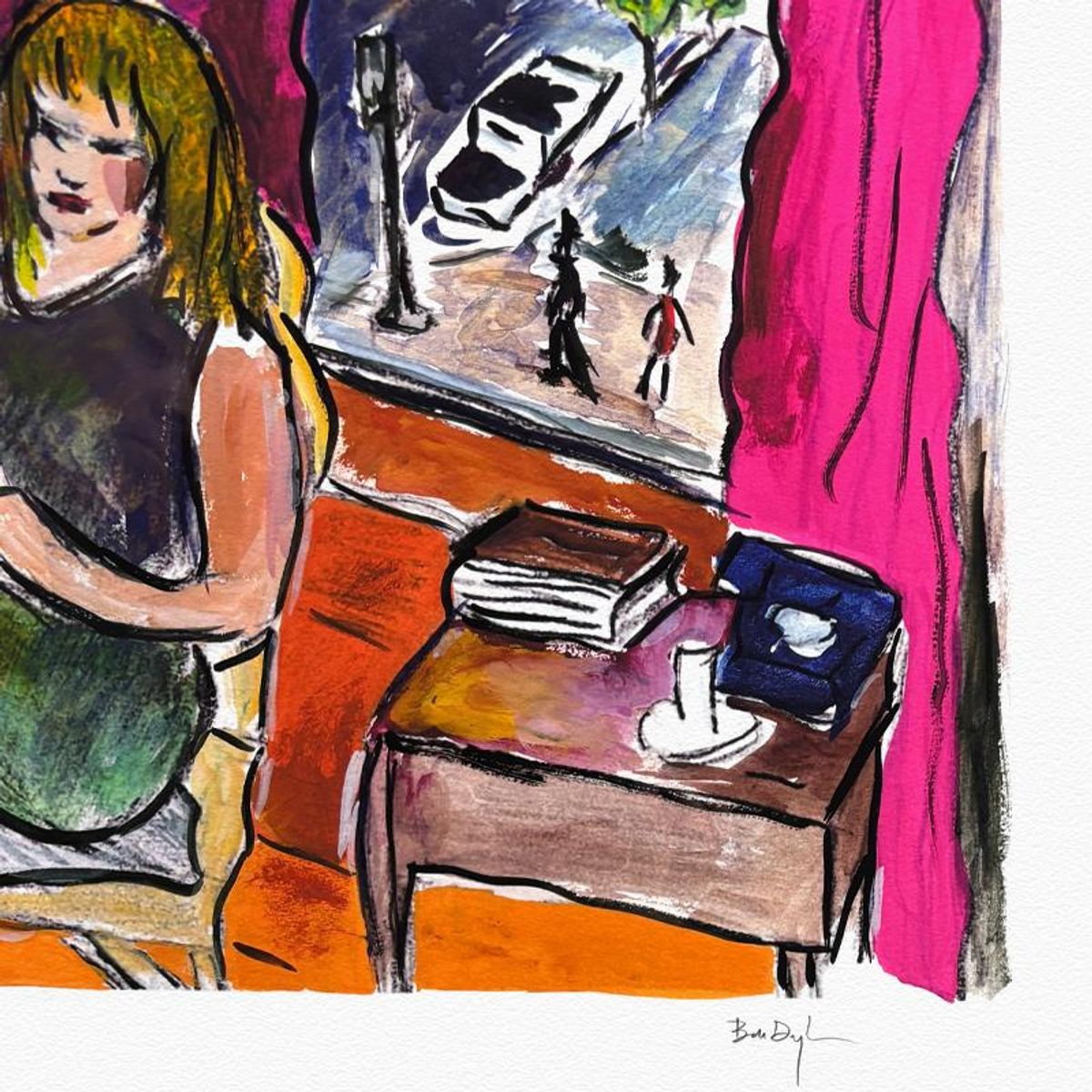 Bob Dylan, "Corner Flat (2013)" Framed Limited Edition, TP Numbered 2/2 and Hand Signed with Letter of Authenticity.