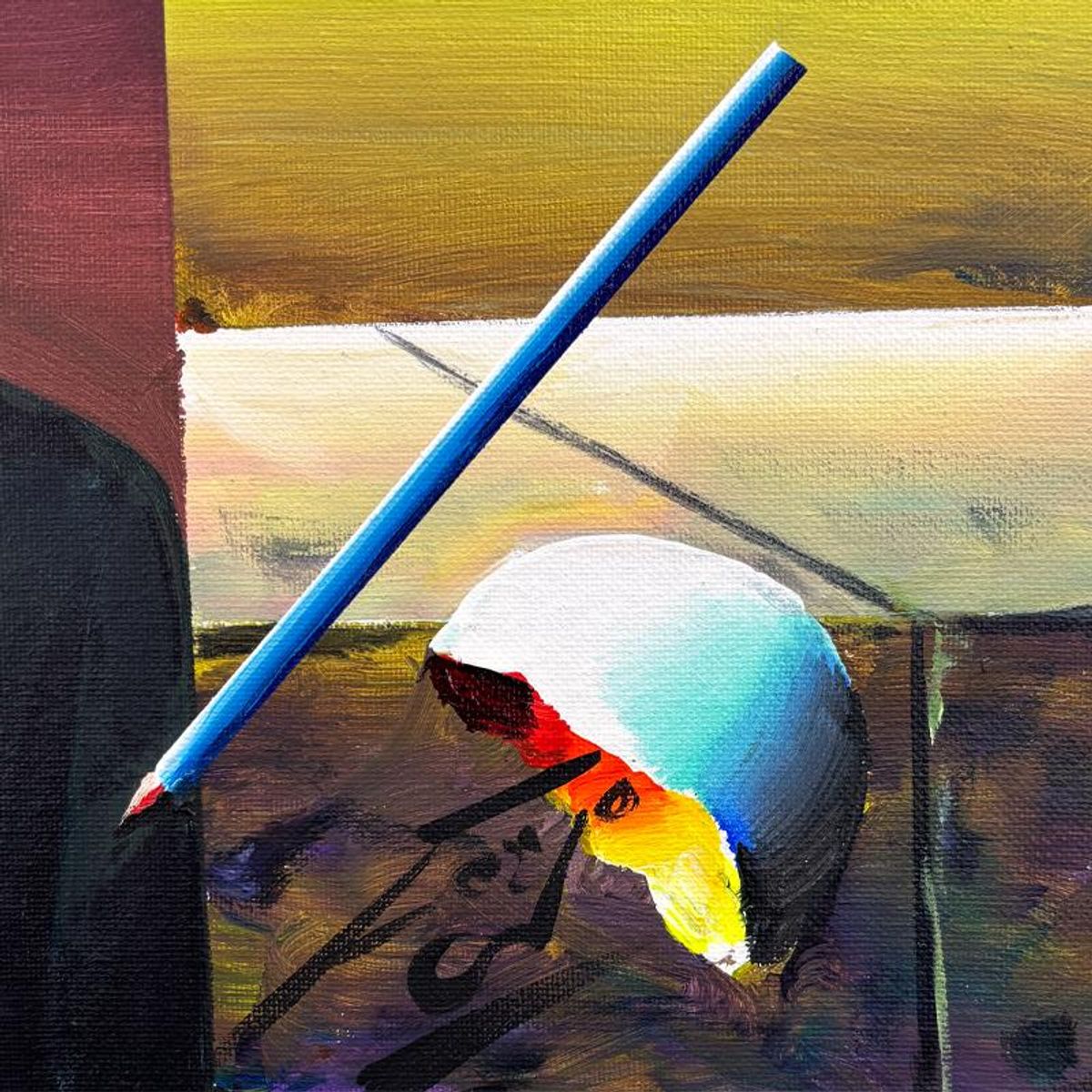 Ferjo, Original Acrylic Painting on Canvas, Hand Signed with Letter of Authenticity.