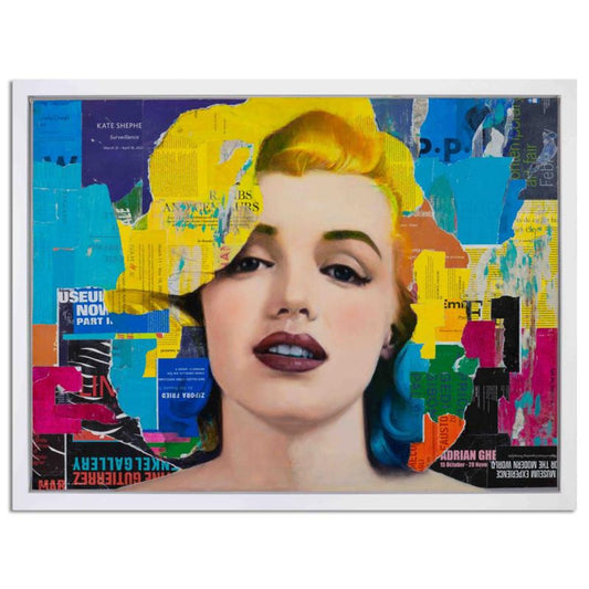 Francois Fressinier, "Blonde" Framed Original Painting on Canvas. Hand Signed and with Certificate of Authenticity.