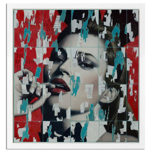 Francois Fressinier, "Dear Kate" Framed Original Painting on Canvas. Hand Signed and with Certificate of Authenticity.