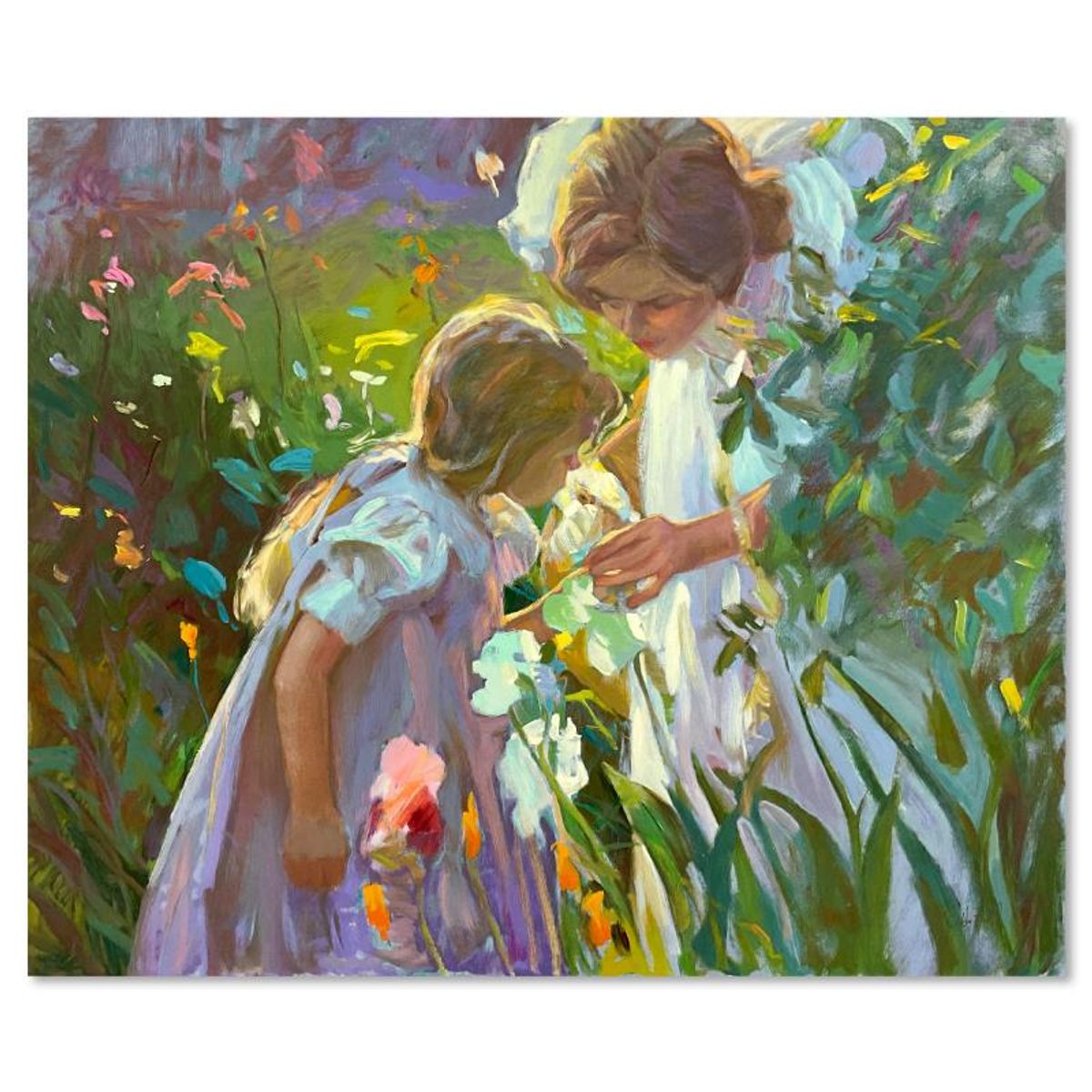 Don Hatfield, "Sweet Scents" Limited Edition Printer's Proof on Canvas, Numbered 11/11 and Hand Signed with Letter of Authenticity.