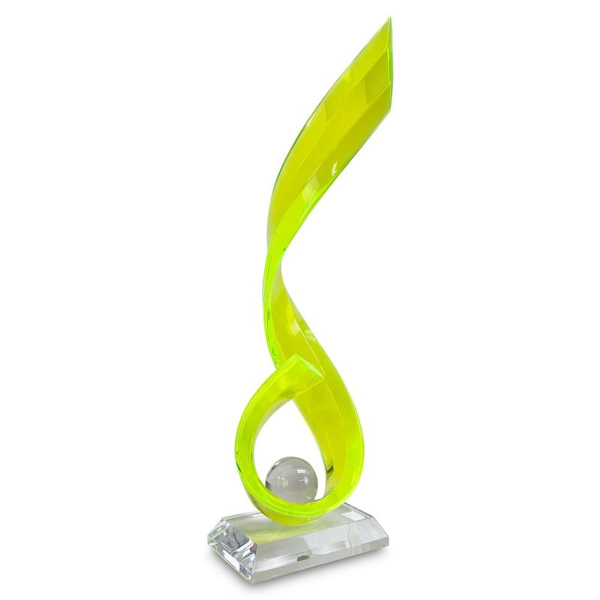 Shlomi Haziza, "Tornado" Acrylic Sculpture, Hand Signed with Letter of Authenticity.