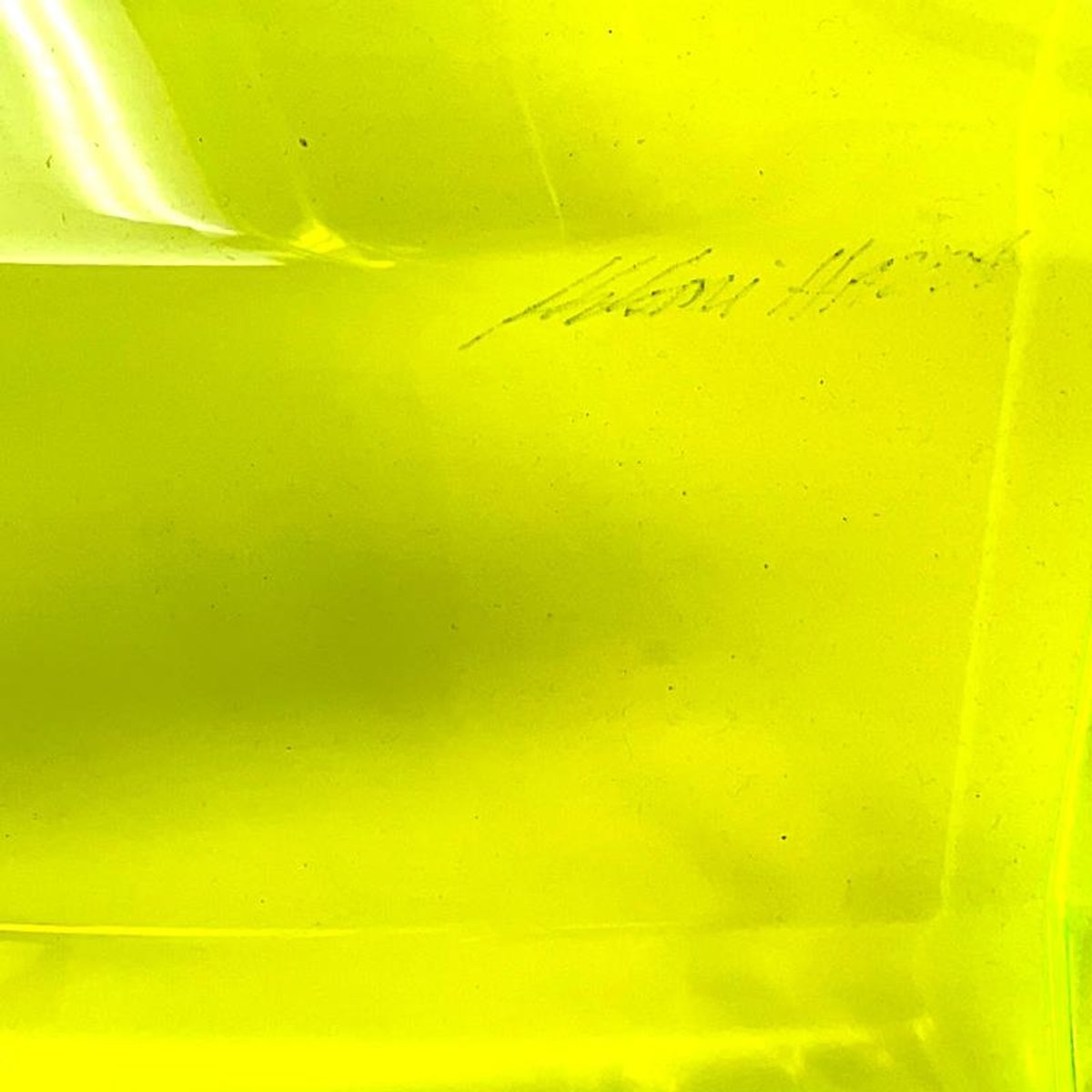 Shlomi Haziza, "Tornado" Acrylic Sculpture, Hand Signed with Letter of Authenticity.