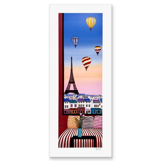 Fanch Ledan, "Paris Shopping" Limited Edition Serigraph, AP Numbered and Hand Signed with Letter of Authenticity.