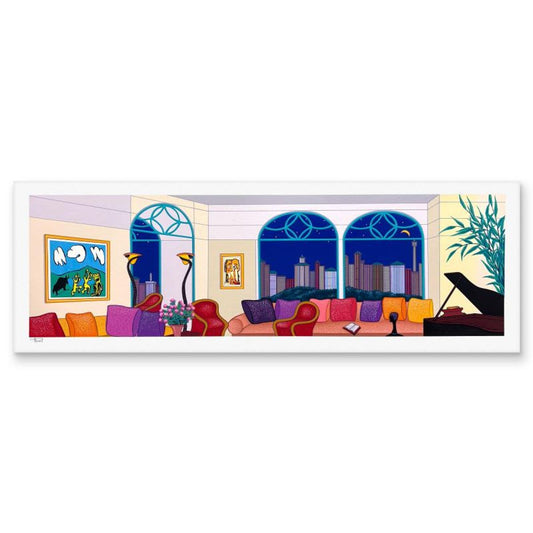Fanch Ledan, "Sydney Nights" Limited Edition Serigraph, AP Numbered and Hand Signed with Letter of Authenticity.
