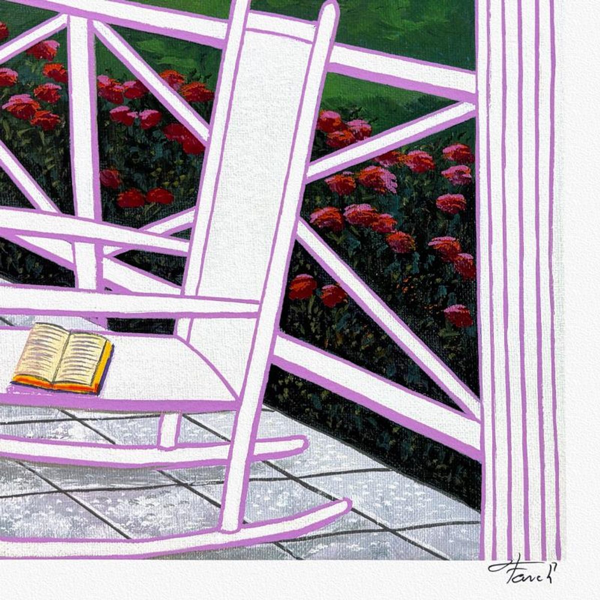 Fanch Ledan, "Cape Cod Lighthouse" Limited Edition Serigraph, AP Numbered and Hand Signed with Letter of Authenticity.