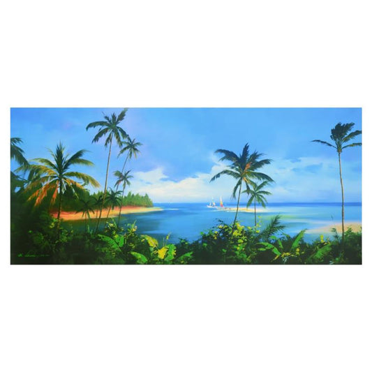 H. Leung, "Enter to Paradise" Limited Edition on Canvas, Numbered and Hand Signed with Letter of Authenticity.