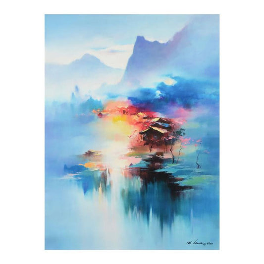 H. Leung, "Twilight Mist II" Limited Edition on Canvas, Numbered and Hand Signed with Letter of Authenticity.