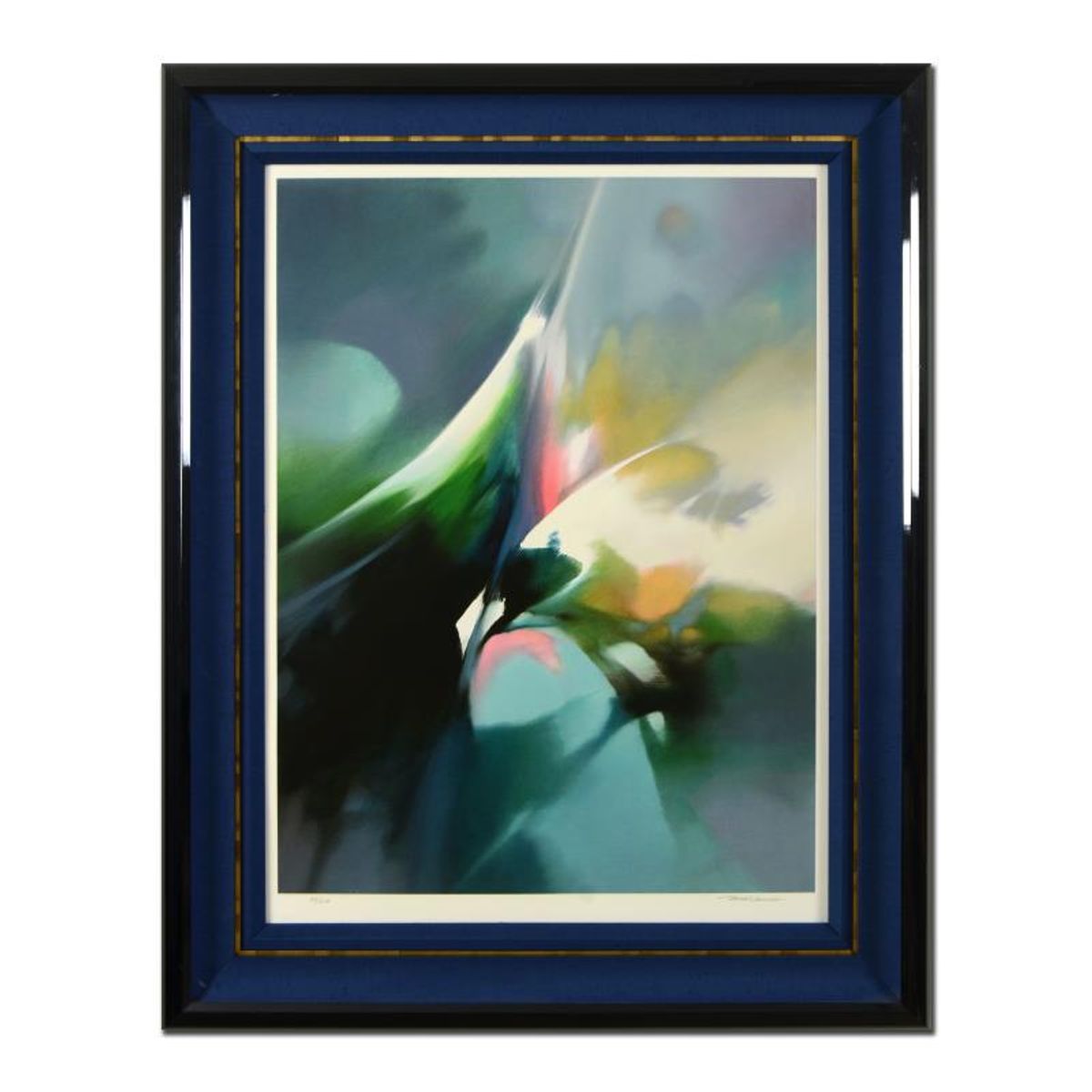 Thomas Leung, "Effervescence" Framed Limited Edition, Numbered 63/275 and Hand Signed with Letter of Authenticity.