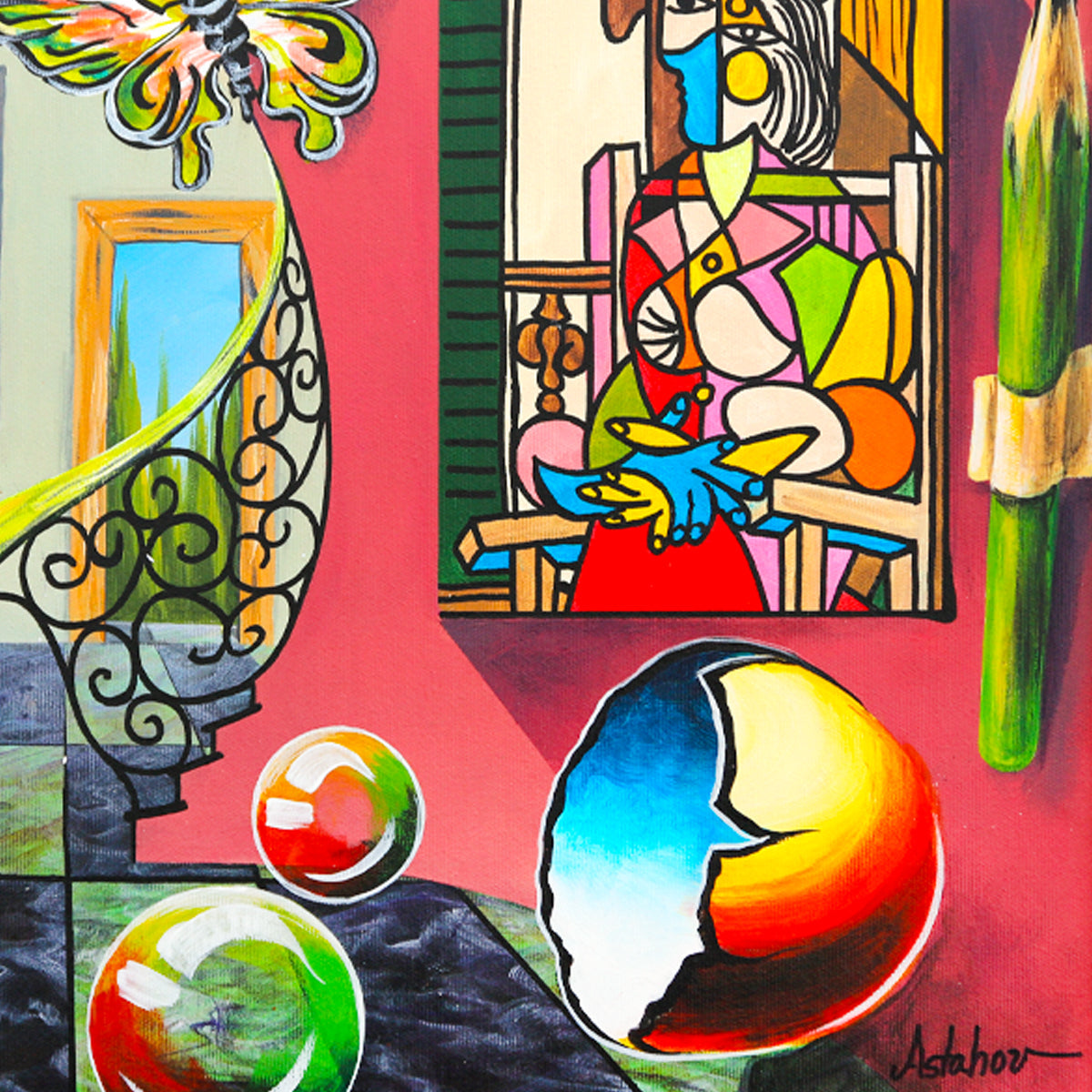 Alexander Astahov- Original Oil on Canvas "A Symphony of Colors"
