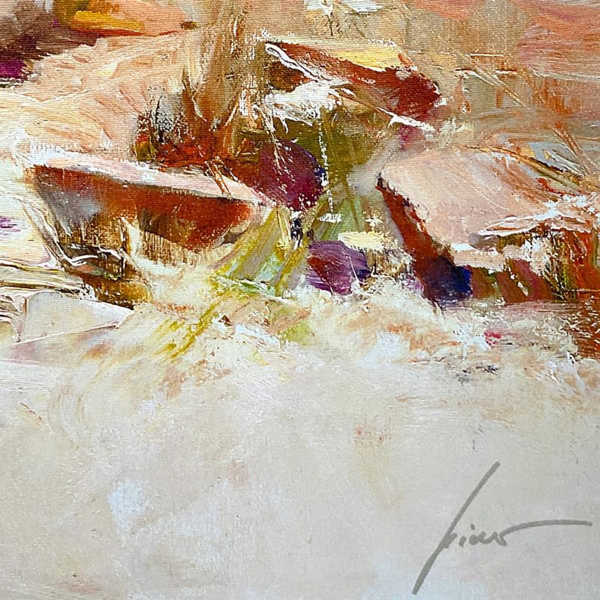 Pino (1939-2010), "Seaside Gathering" Limited Edition on Canvas, Numbered 2/295 and Hand Signed with Certificate of Authenticity.