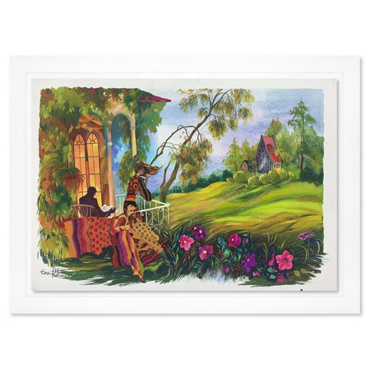 Zina Roitman, Framed Hand Signed Original Painting with Letter of Authenticity.