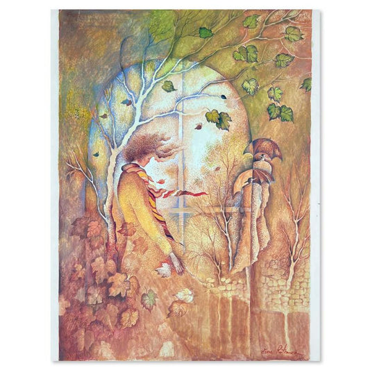 Zina Roitman, Hand Signed Original Painting with Letter of Authenticity.