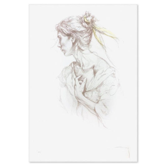 Royo, "Soul" One-of-a-Kind Hand Embellished Printer's Proof on Clay-Board (36" x 25.5"), Numbered 3/5 and Hand Signed with Letter of Authenticity.