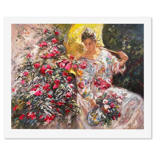 Royo, "En Flor" Limited Edition Printer's Proof Serigraph (28.5" x 36"), Numbered and Hand Signed with Letter of Authenticity.