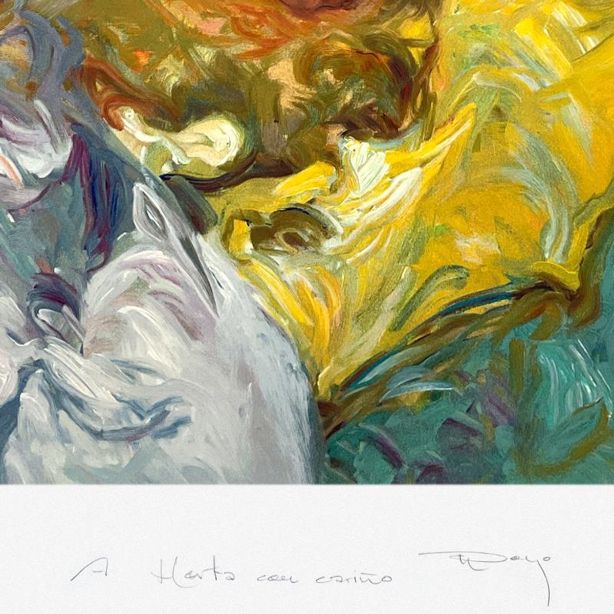 Royo, "Mediterraneo" Hand Signed Serigraph with Letter of Authenticity.