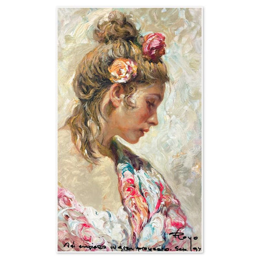 Royo, "Shall (Suite)" Hand Signed Serigraph on Clayboard, Hand Signed with Letter of Authenticity.