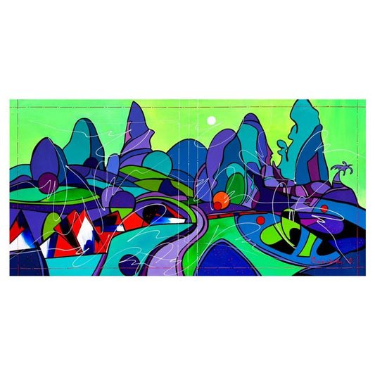 Natalia Sinkovsky, Original Acrylic Painting on Canvas, Hand Signed with Letter of Authenticity.