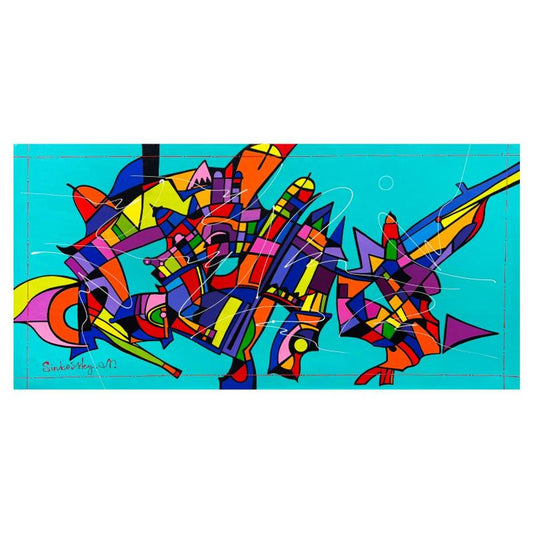 Natalia Sinkovsky, Original Acrylic Painting on Canvas, Hand Signed with Letter of Authenticity.