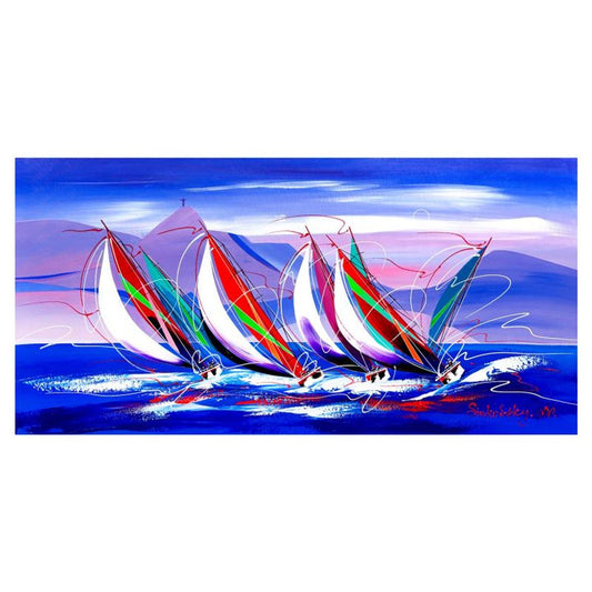 Natalia Sinkovsky, Original Acrylic Painting on Canvas, Hand Signed with Letter of Authenticity.
