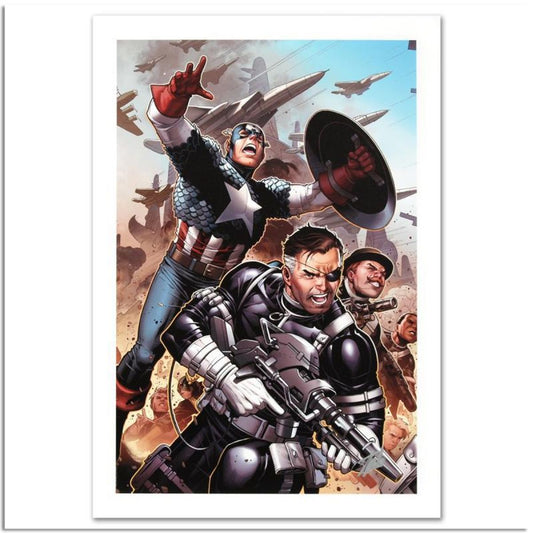 Stan Lee Signed, Marvel Comics "Secret Warriors #18" Limited Edition Canvas 7/99 with Certificate of Authenticity.