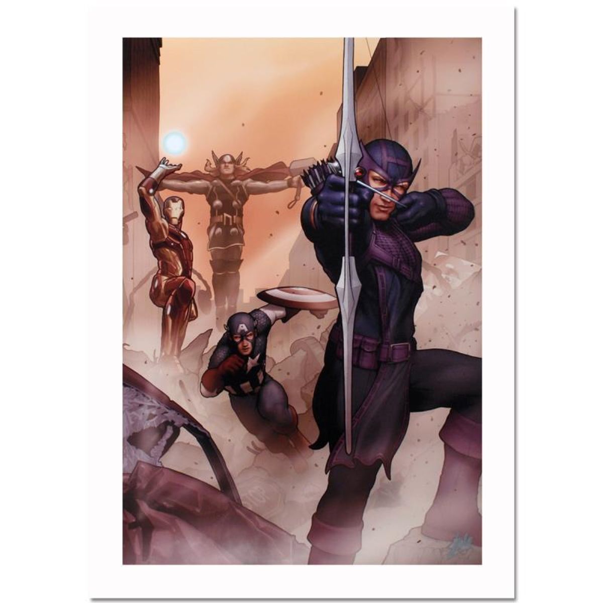 Stan Lee Signed, Marvel Comics "Avengers: Solo #1" Limited Edition Canvas, Numbered 2/10 with Certificate of Authenticity.