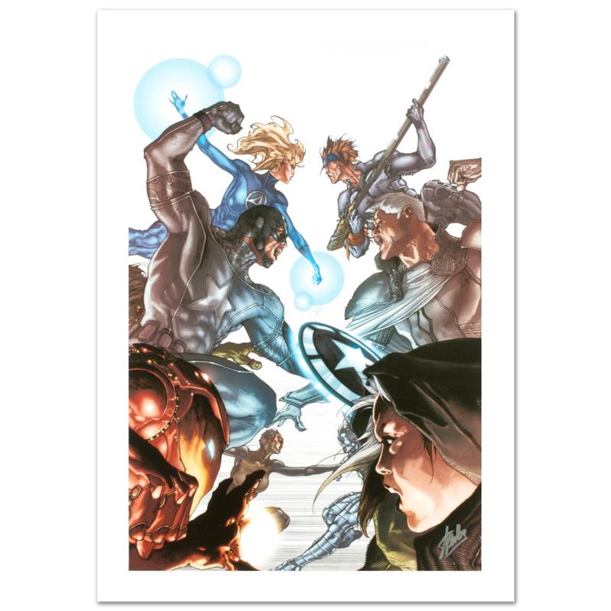 Stan Lee Signed, Marvel Comics "Age of X: Universe #2" Limited Edition Canvas, Numbered 3/99 with COA.