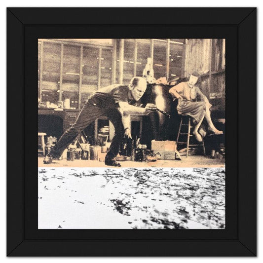 Steve Kaufman (1960-2010), "Jackson Pollock" Framed Hand Pulled Limited Edition Silscreen, Numbered AP 7/50 Inverso and Hand Signed with Letter of Authenticity