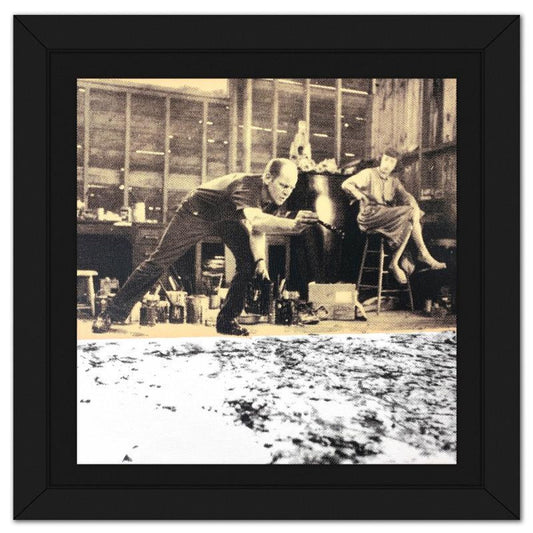 Steve Kaufman (1960-2010), "Jackson Pollock" Framed Hand Pulled Limited Edition Silscreen, Numbered PP 17/50 Inverso and Hand Signed with Letter of Authenticity