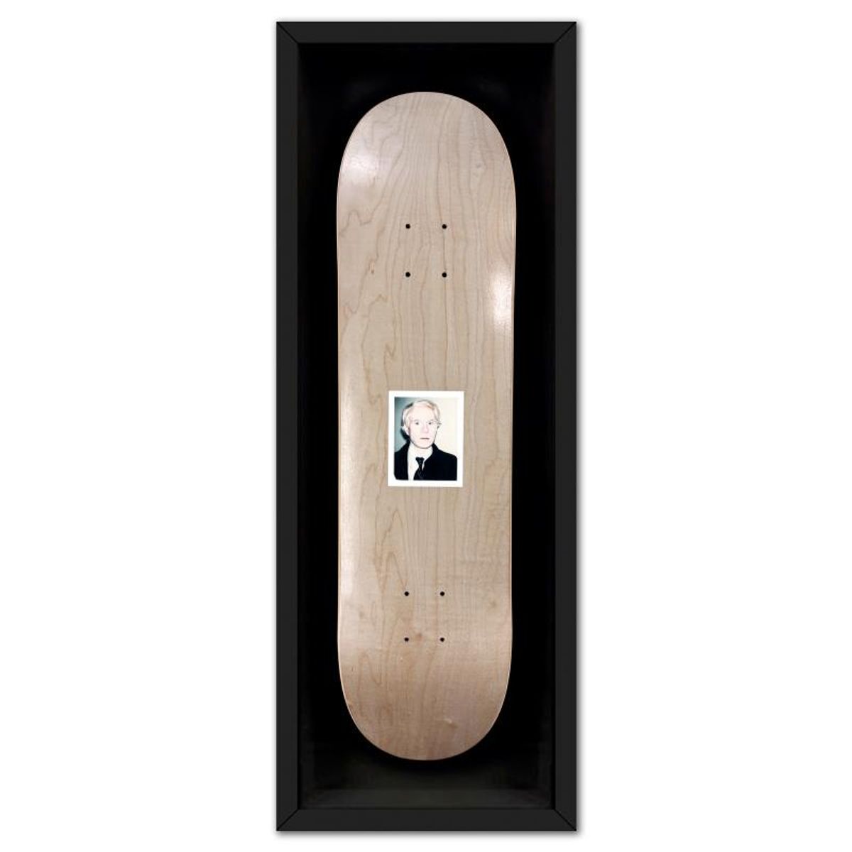 Andy Warhol (1928-1987), "Self-Portrait (Blue)" Framed One-of-a-Kind Unique Edition Skateboard, Signed Inverso with Certificate of Authenticity.