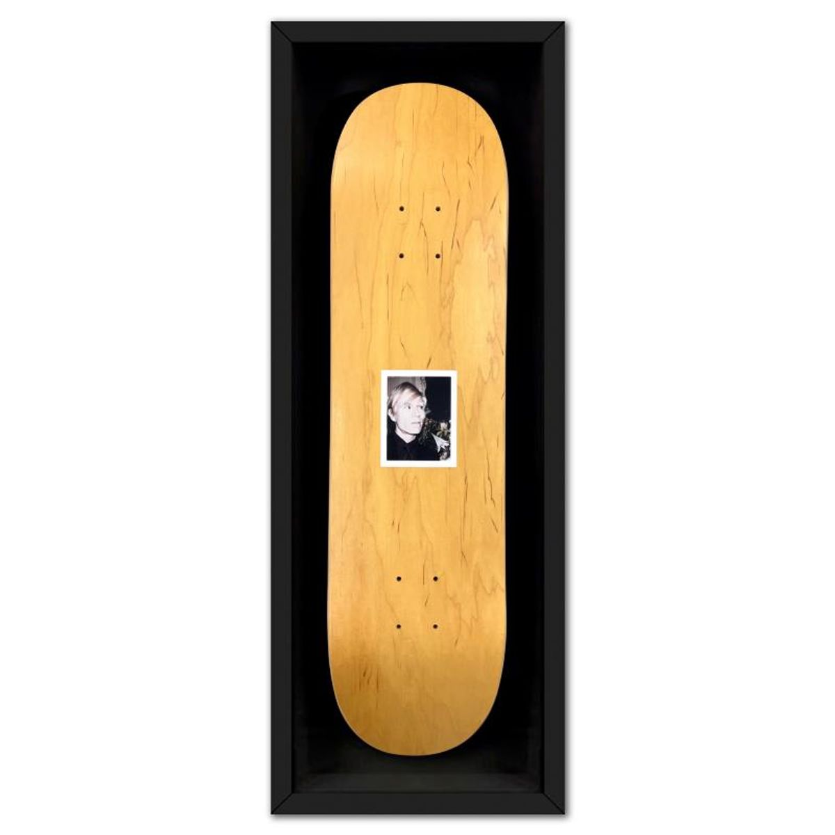 Andy Warhol (1928-1987), "Self-Portrait (Yellow)" Framed One-of-a-Kind Unique Edition Skateboard, Signed Inverso with Certificate of Authenticity.