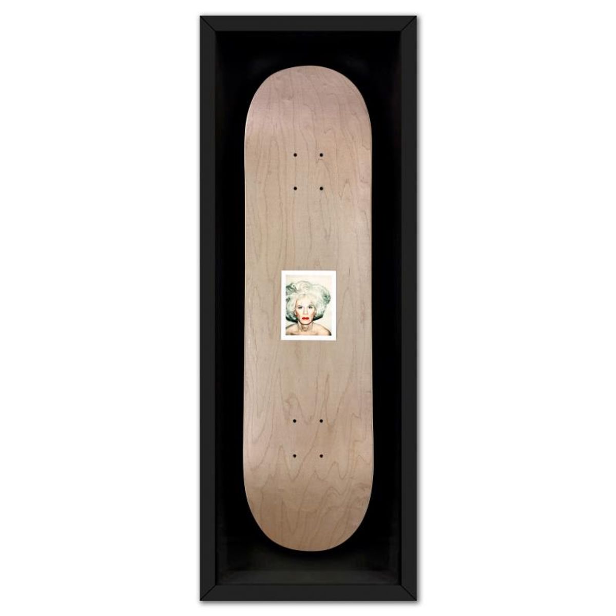 Andy Warhol (1928-1987), "Self-Portrait (Grey)" Framed One-of-a-Kind Unique Edition Skateboard, Signed Inverso with Certificate of Authenticity.