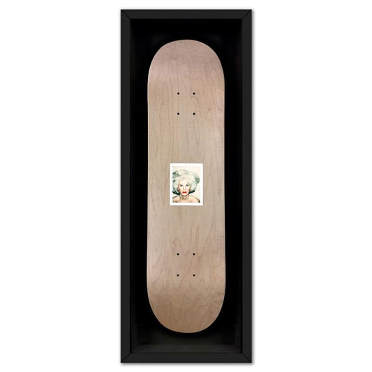 Andy Warhol (1928-1987), "Self-Portrait (Grey)" Framed One-of-a-Kind Unique Edition Skateboard, Signed Inverso with Certificate of Authenticity.