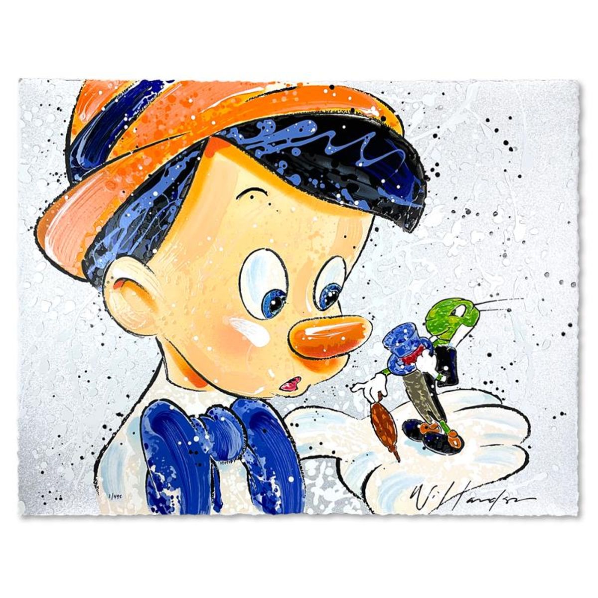#1 of edition - David Willardson, "Boy Oh Boy Oh Boy" Limited Edition Serigraph, Numbered 1/495 and Hand Signed with LOA.