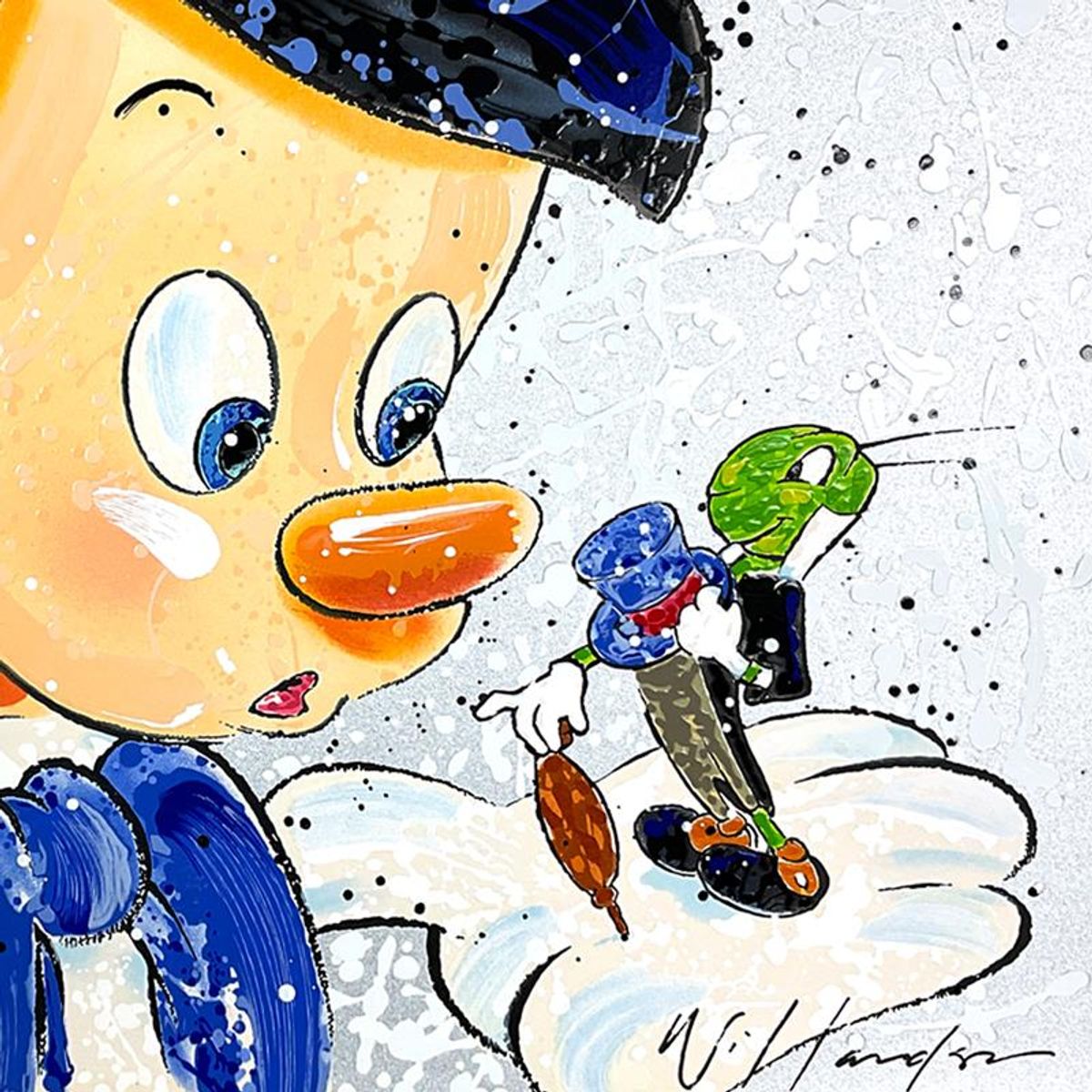 #1 of edition - David Willardson, "Boy Oh Boy Oh Boy" Limited Edition Serigraph, Numbered 1/495 and Hand Signed with LOA.