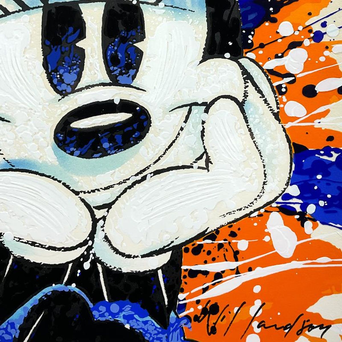 David Willardson, "Happy Daze" Framed Limited Edition Disney Serigraph, Numbered 13/195 and Hand Signed with Letter of Authenticity.